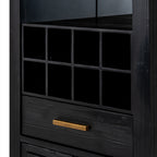 Lennox Black Drinks Unit