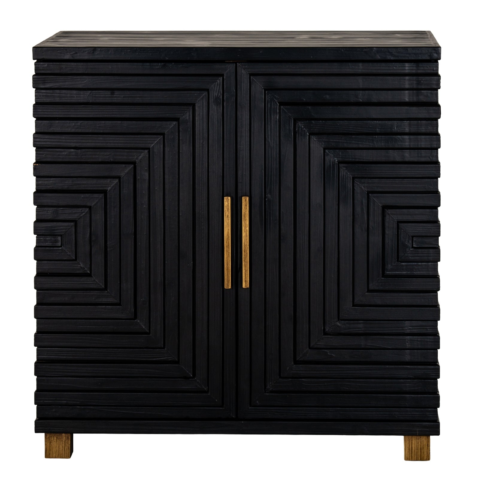 Lennox Black 2 Door Side Cupboard