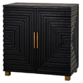 Lennox Black 2 Door Side Cupboard