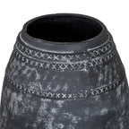 Relica Etched Tall Ceramic Vase