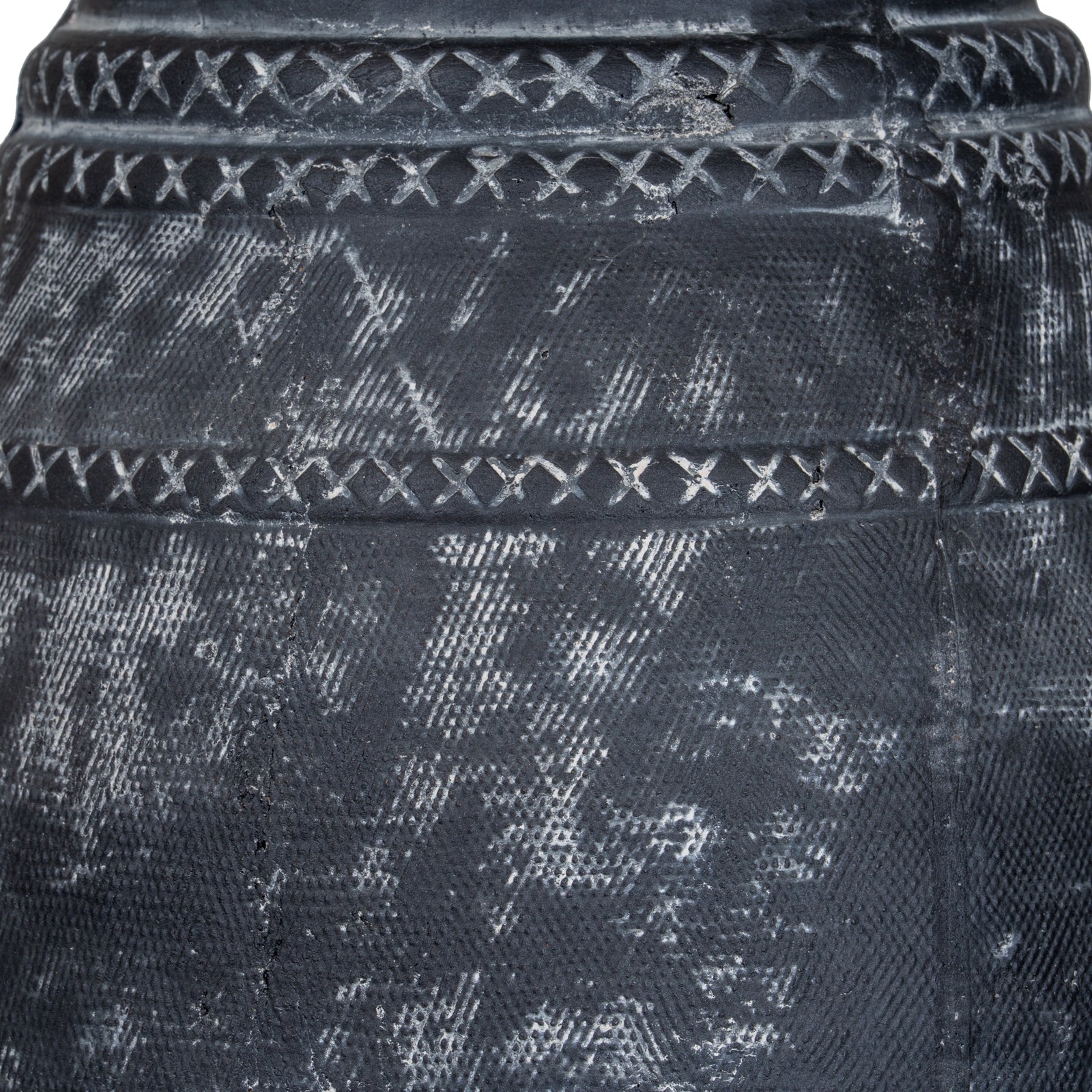 Relica Etched Tall Ceramic Vase