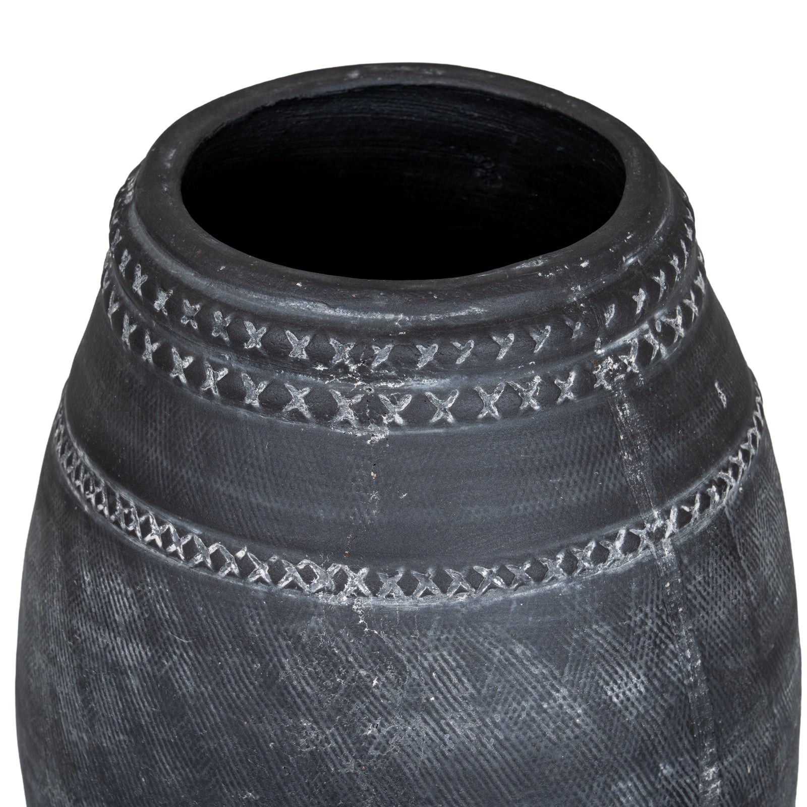 Relica Etched Ceramic Vase