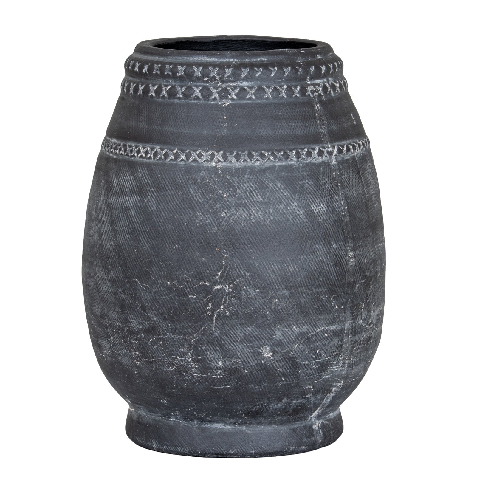 Relica Etched Ceramic Vase