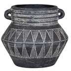 Relica Etched Tall Twin-Handle Pot