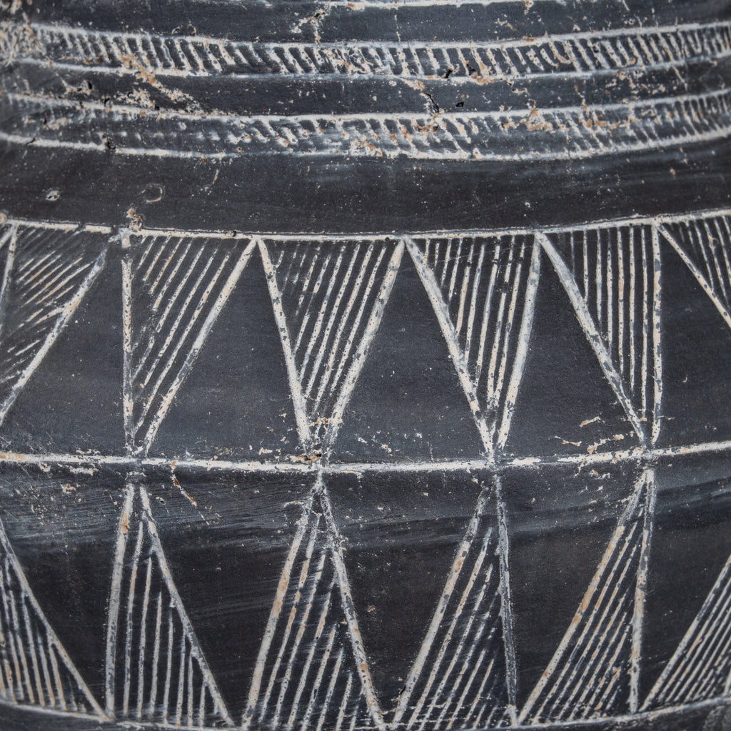 Relica Etched Tall Twin-Handle Pot