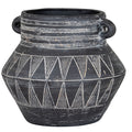 Relica Etched Tall Twin-Handle Pot