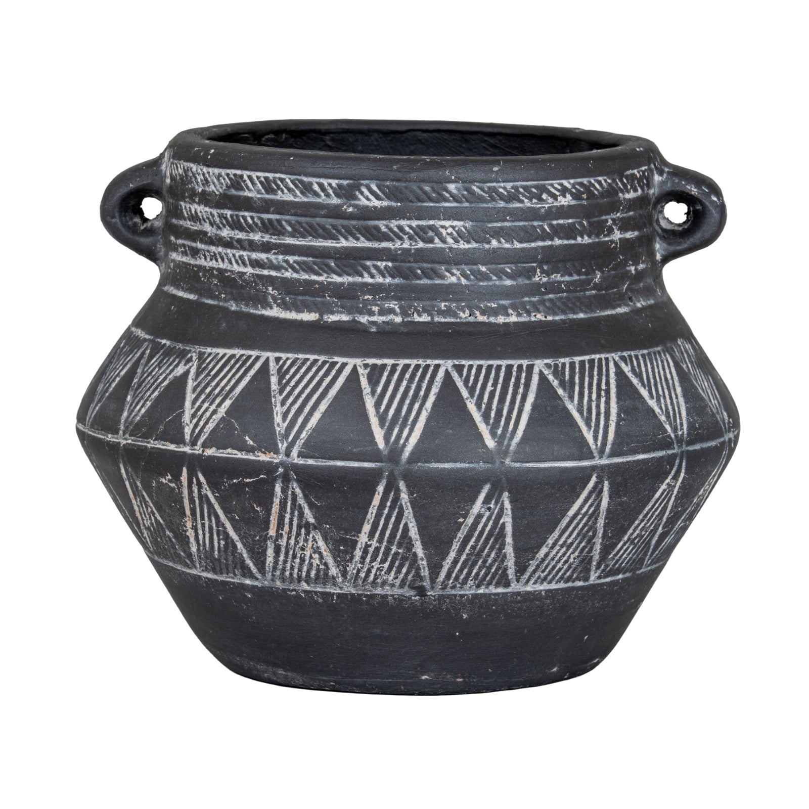 Relica Etched Twin-Handle Vessel