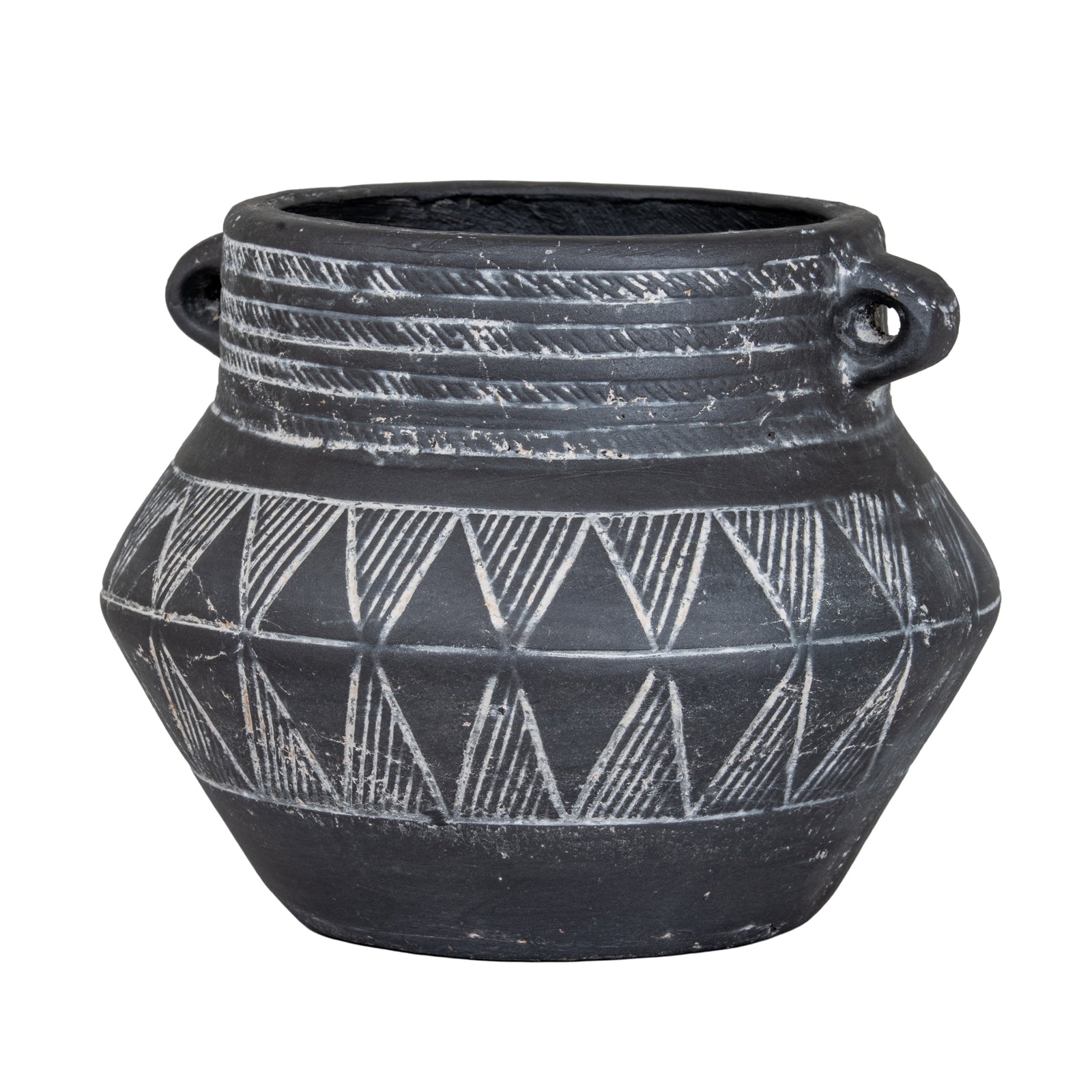 Relica Etched Twin-Handle Vessel