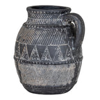 Relica Etched Tall Ceramic Jug