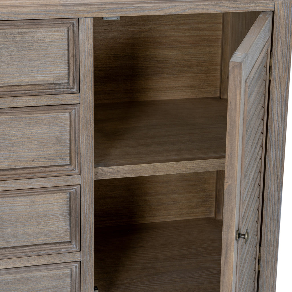 Delphine Collection 2 Door 4 Drawer Dresser Base