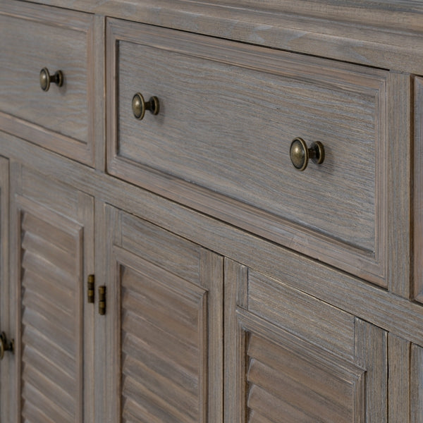 Delphine Collection 6 Door 3 Drawer Large Dresser Base