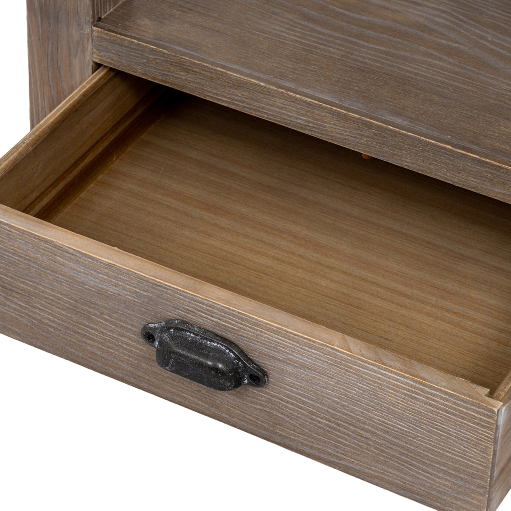 Haldon Collection 1 Drawer Side Table With Shelf
