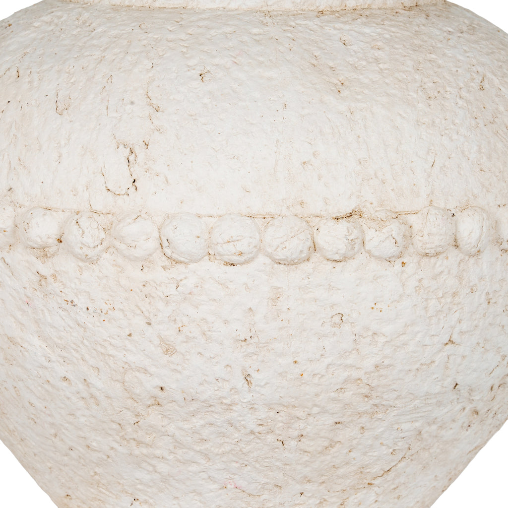 Valdara Beaded Terracotta Vase – Large