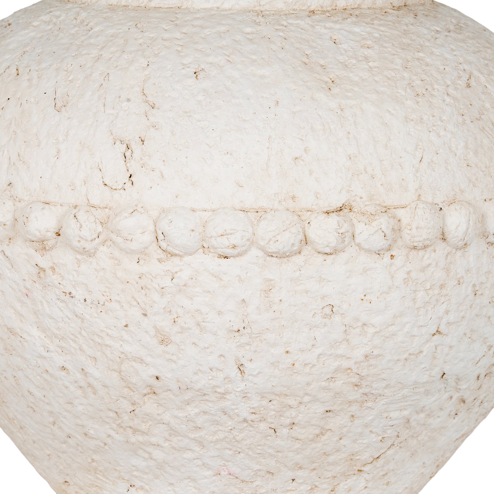 Valdara Beaded Terracotta Vase – Large