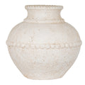 Valdara Beaded Terracotta Vase – Large