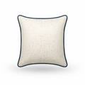 Elara Cushion with Petrol Piping