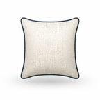 Elara Cushion with Petrol Piping