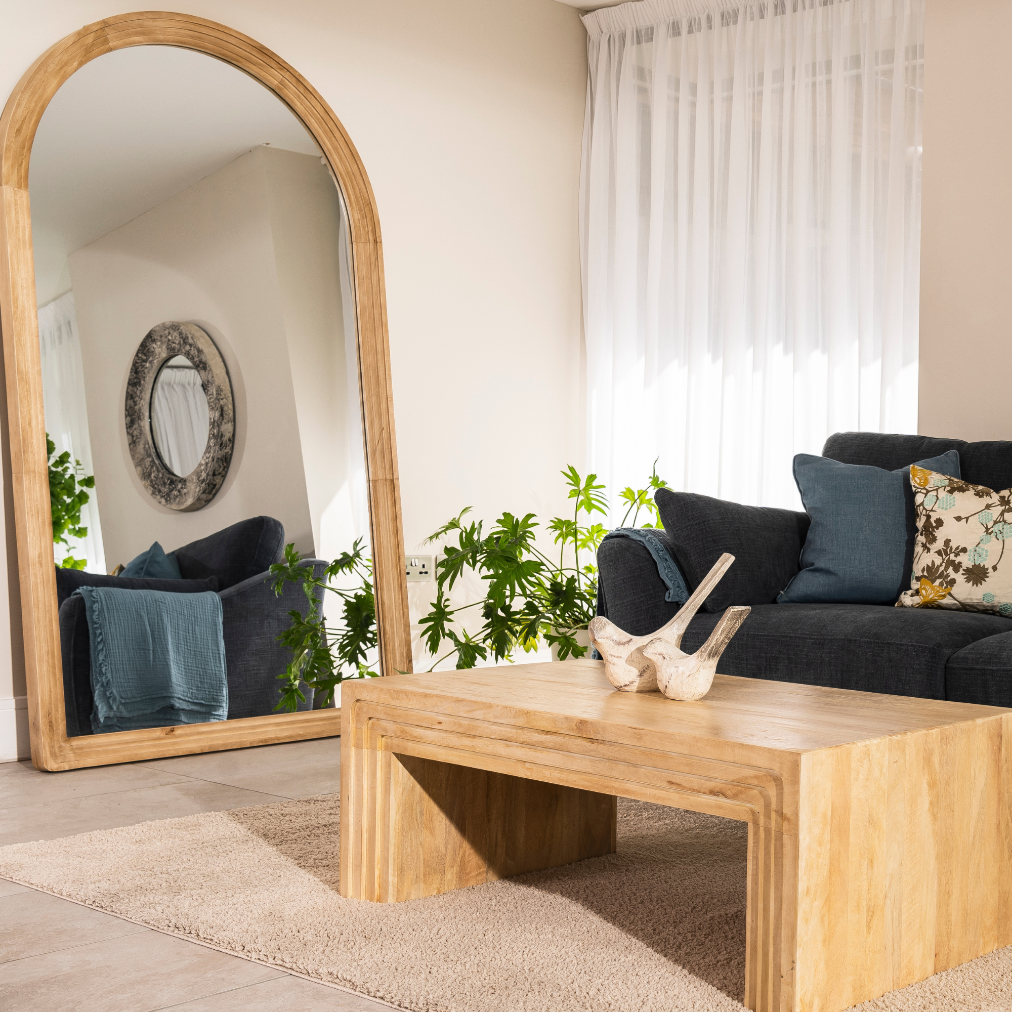 Portofino Arched Floor Mirror