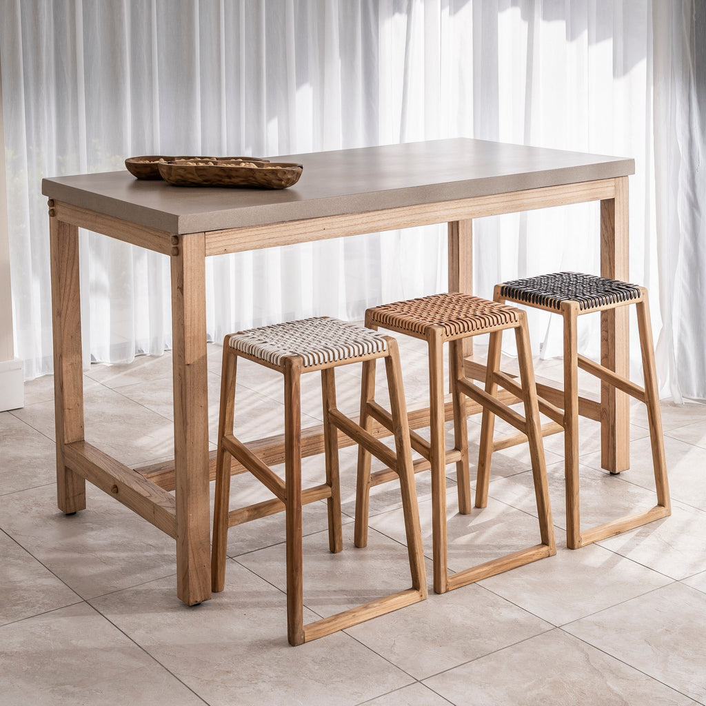 Marennes Counter Table - Oatmeal