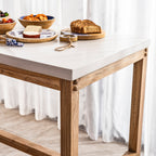 Marennes White Counter Table