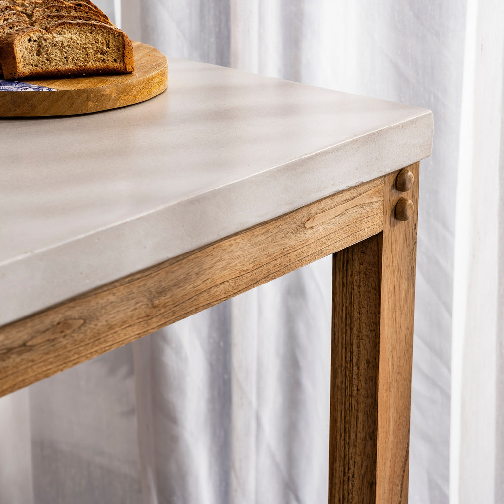 Marennes White Counter Table