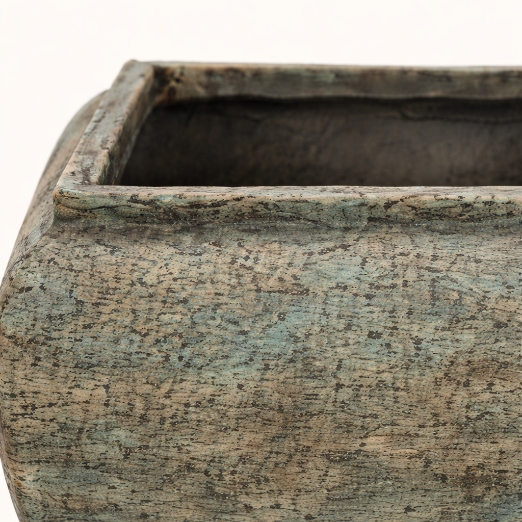 Altiera Square Drum Set Of 2 Planters