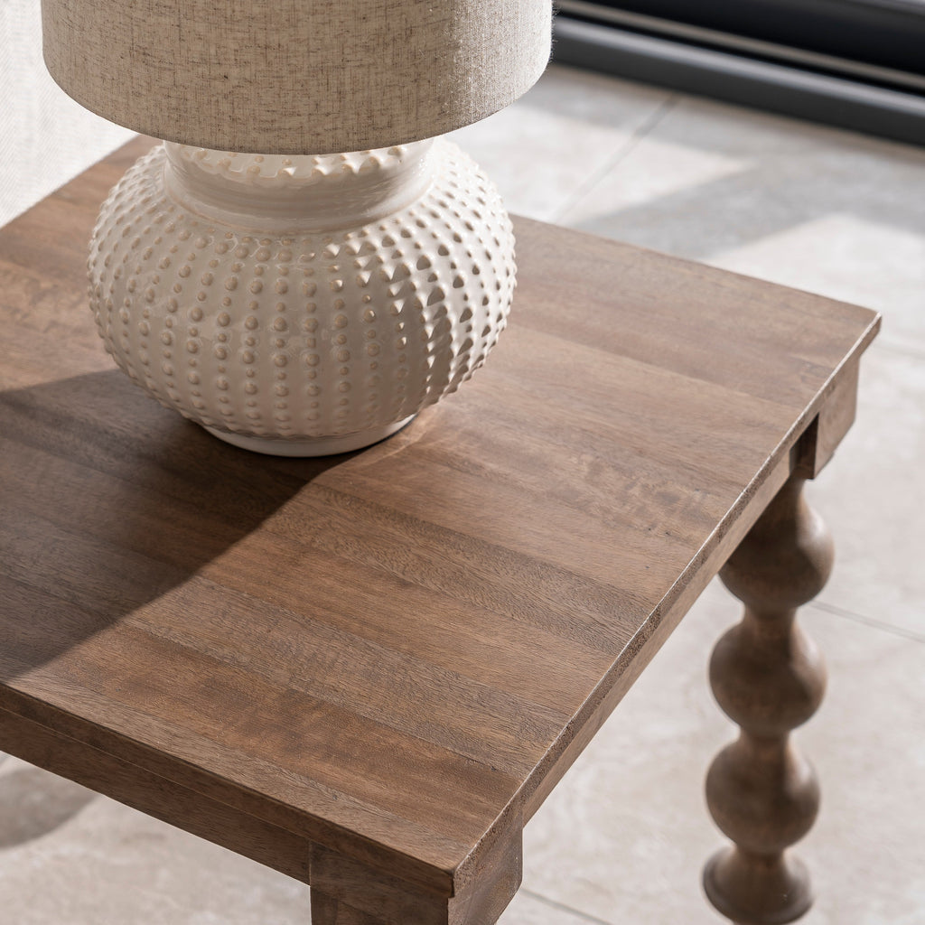 Sorrento Side Table - Greywash