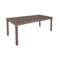 Sorrento Rectangular Dining Table Greywash - 160cm