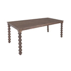 Sorrento Rectangular Dining Table Greywash - 160cm
