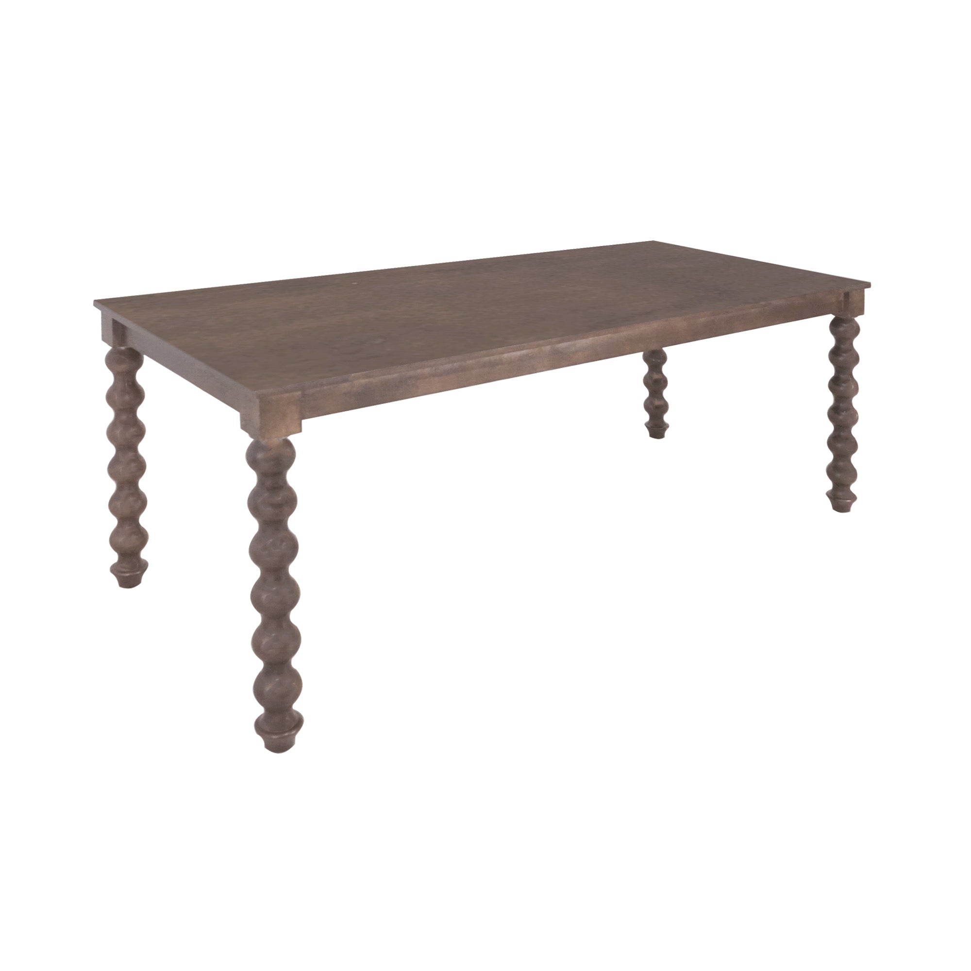 Sorrento Rectangular Dining Table Greywash - 160cm