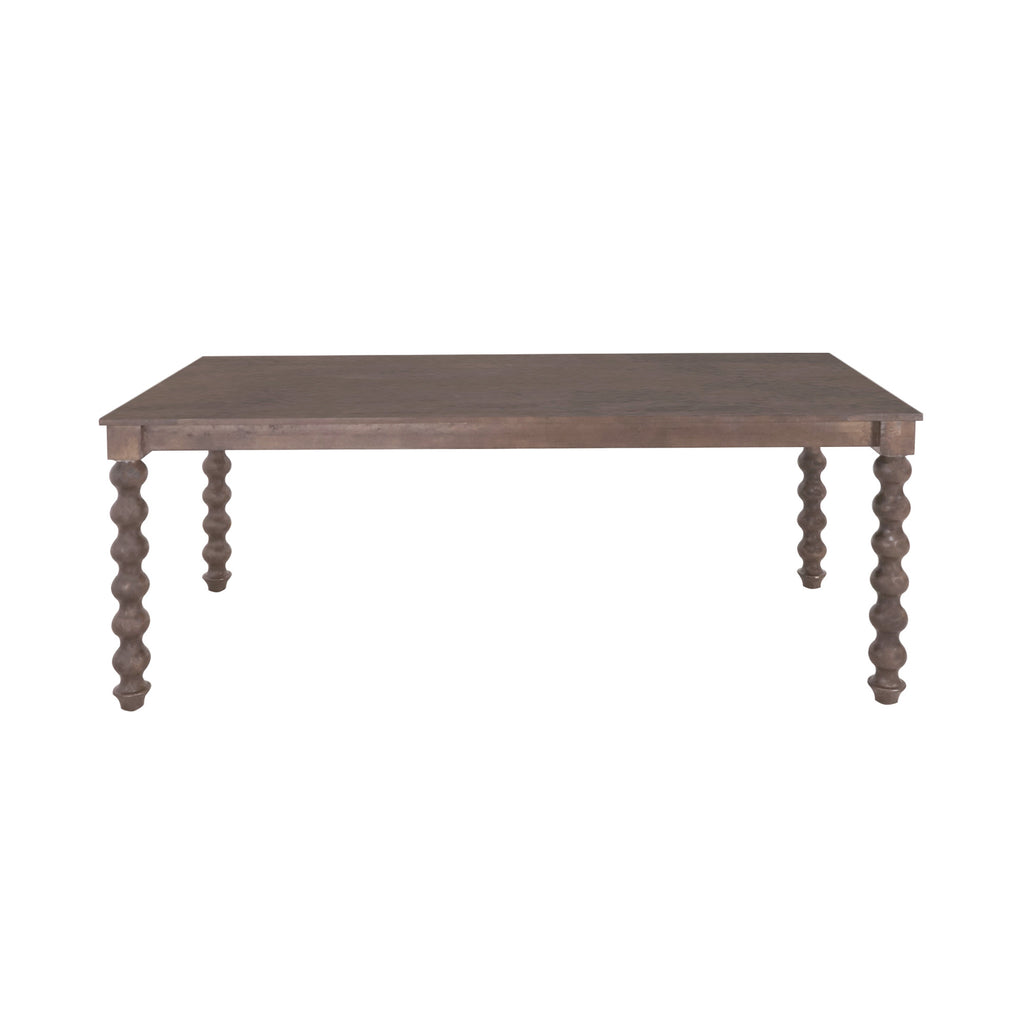 Sorrento Rectangular Dining Table Greywash - 160cm