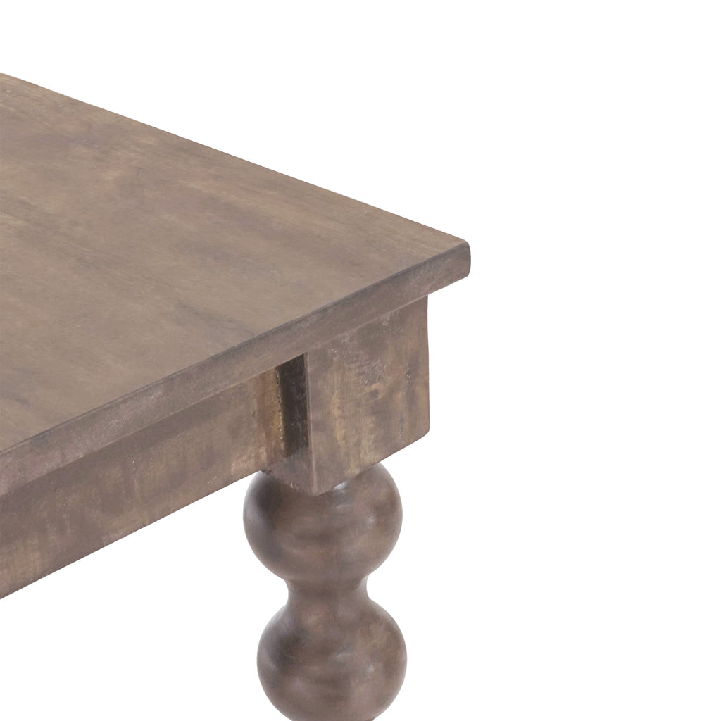 Sorrento Rectangular Dining Table Greywash - 160cm
