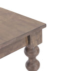 Sorrento Rectangular Dining Table Greywash - 160cm