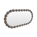 Sorrento Oval Mirror - Greywash