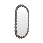 Sorrento Oval Mirror - Greywash