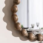 Sorrento Oval Mirror - Greywash