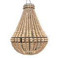 Lunaria Montgolfier Bead Chandelier