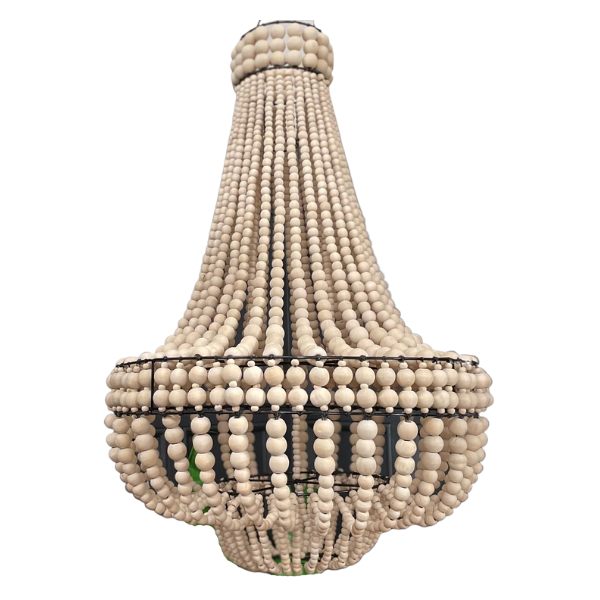 Lunaria Column Bead Chandelier