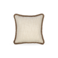 Caspian Cushion with Mushroom Fringe