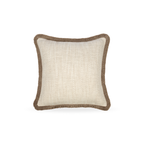 Caspian Cushion with Mushroom Fringe