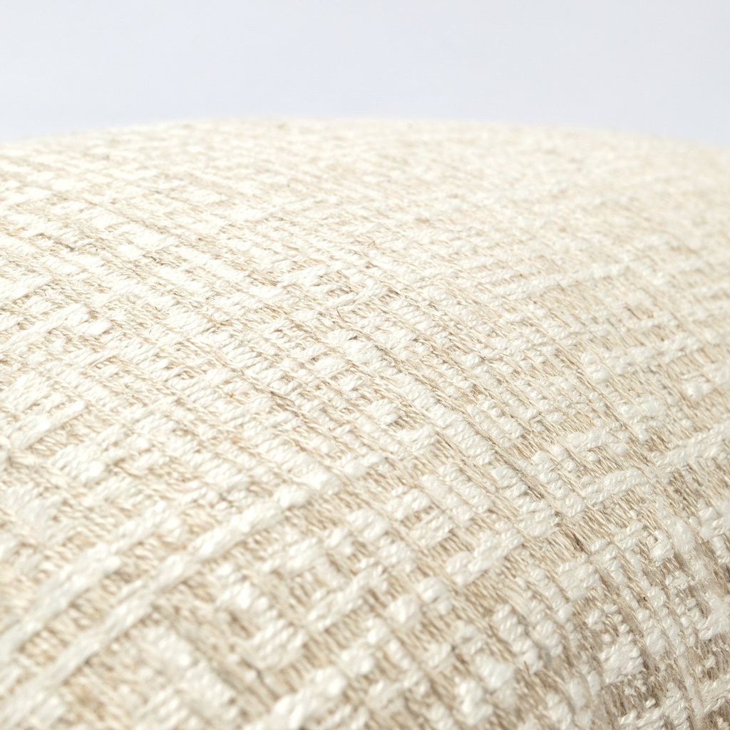 Elara Cushion with Amber Piping