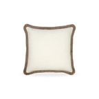Mirela Bouclé Cushion with Mushroom Fringe