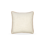 Elara Cushion with Amber Piping
