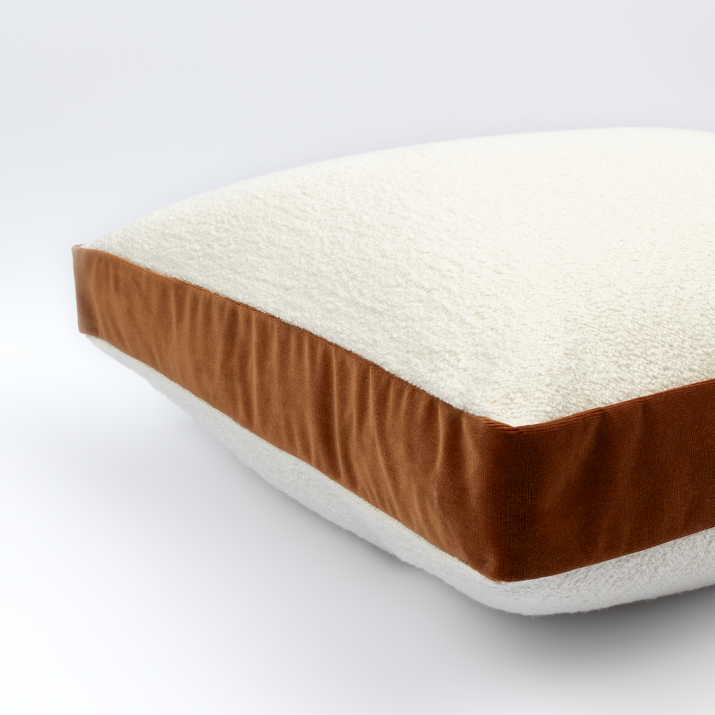 Mirela Bouclé Cushion with Band