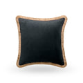 Nerano Cushion with Gold Fringe