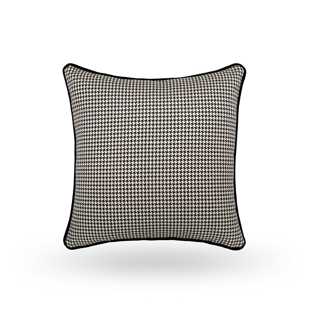 Tavira Cushion with Black Piping