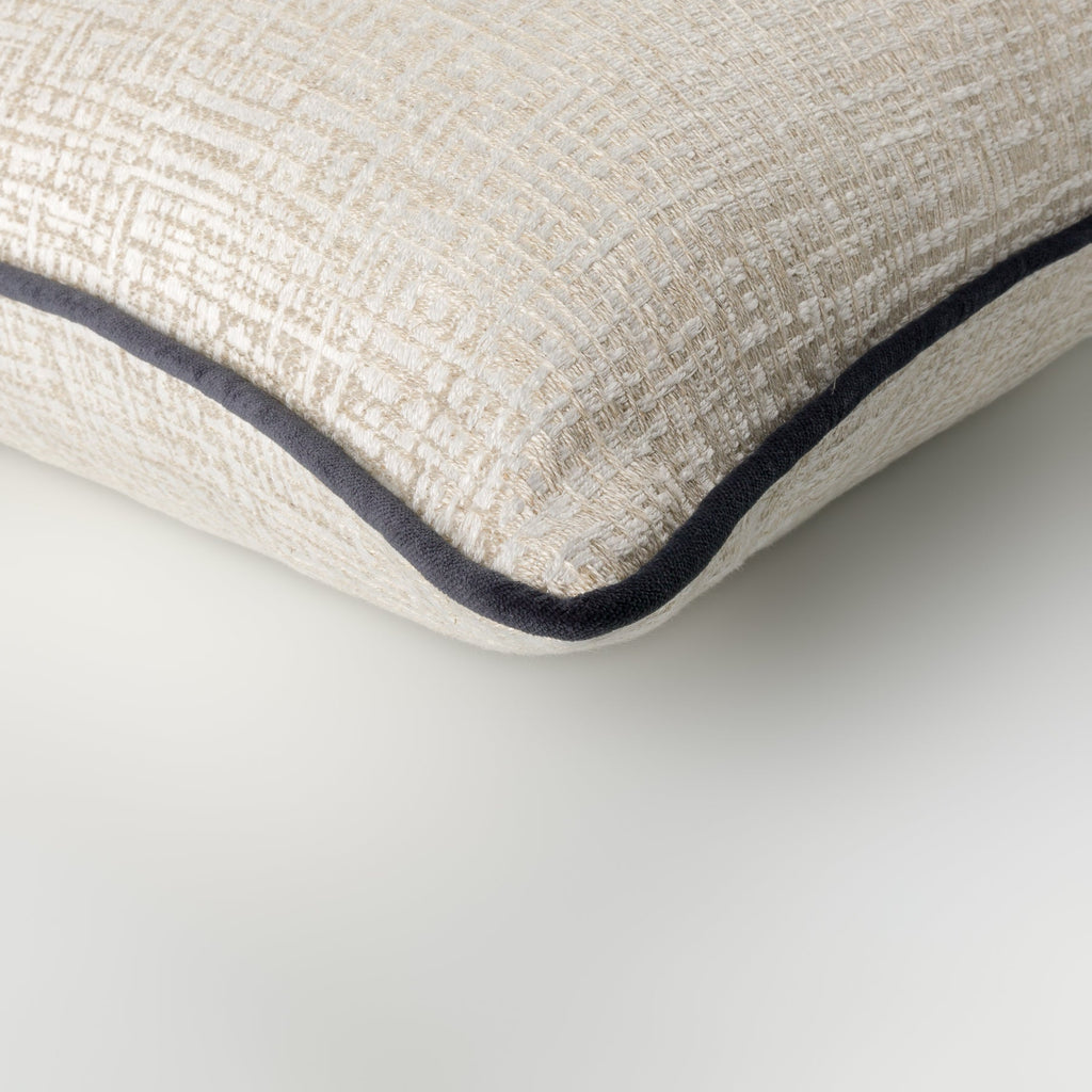 Elara Cushion with Petrol Piping