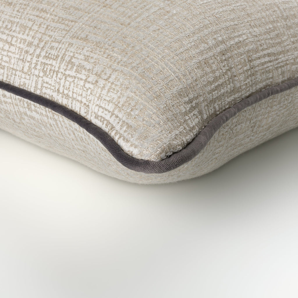 Elara Cushion with Angelite Piping
