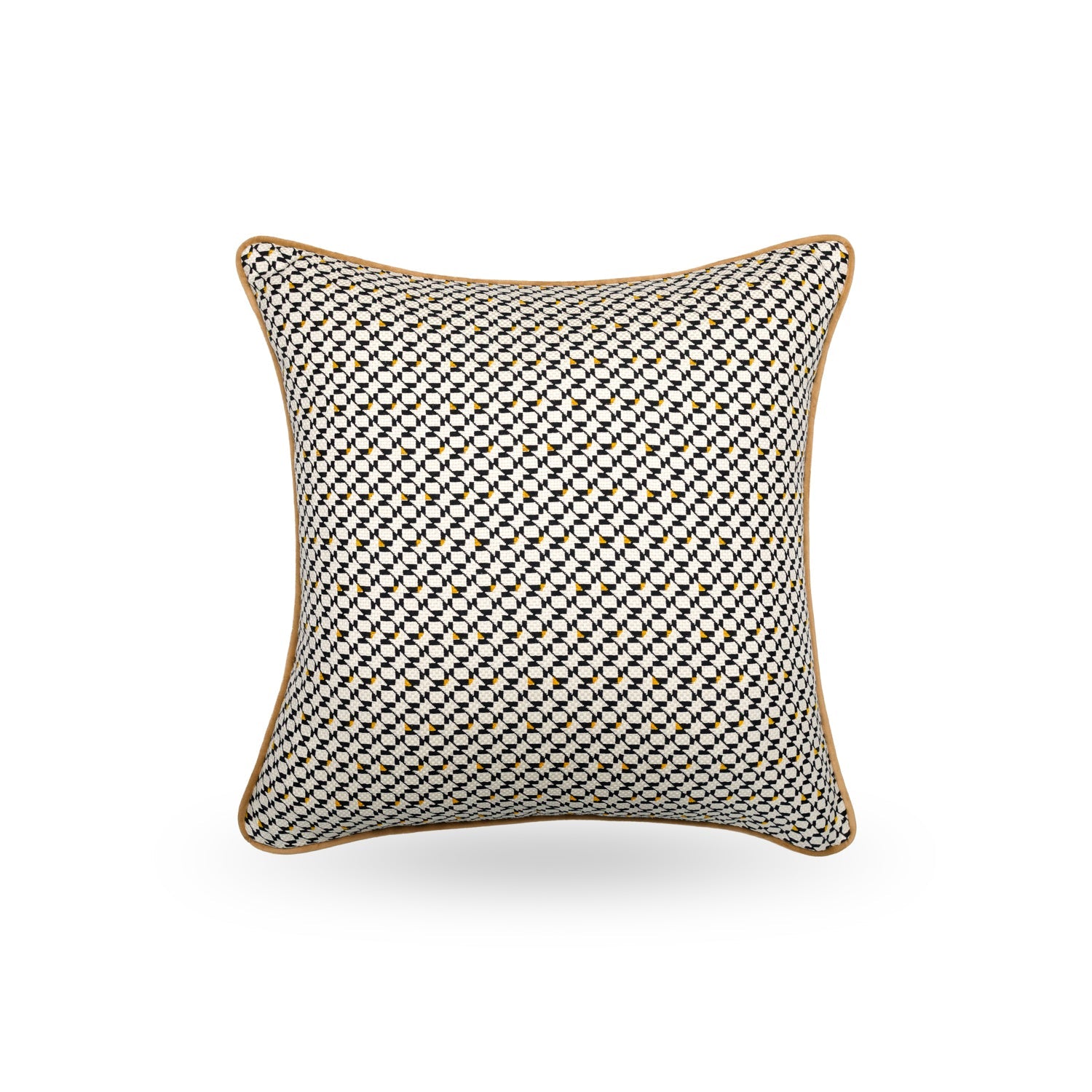 Ivara Cushion with Amber Piping